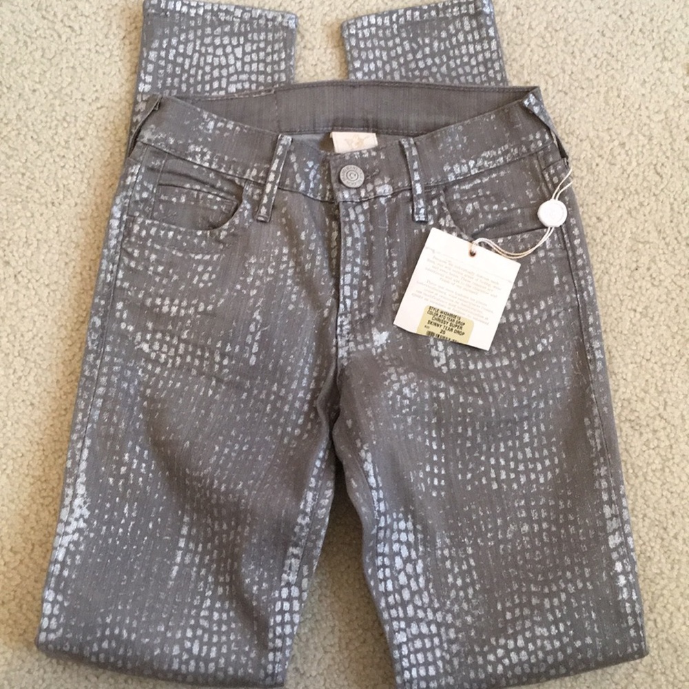 NWT TRUE RELIGION Womens jeans Skinny Vintage Tear drop Chrissy approx 5